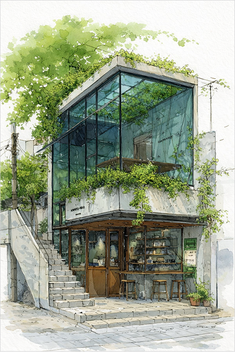 Modern building